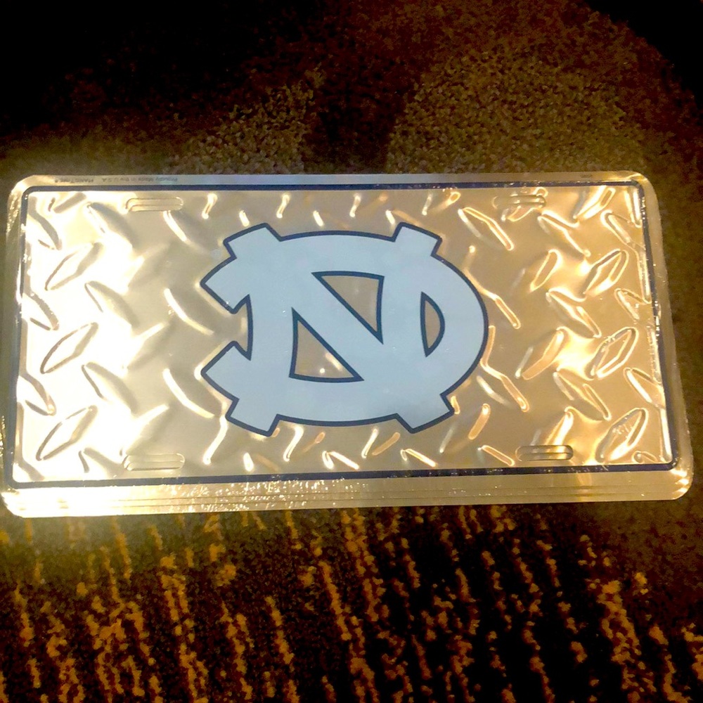 Tarheel license plate Metal tags